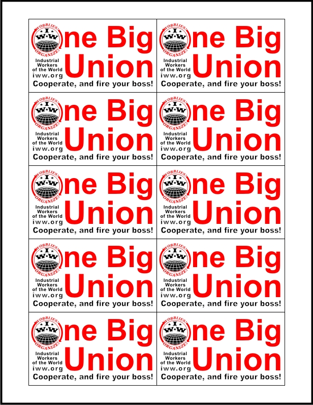 IWW business cards