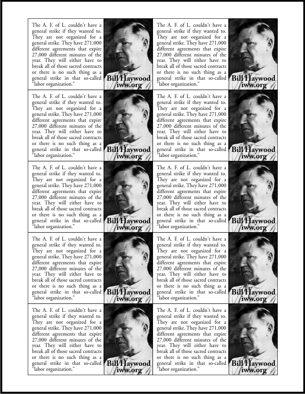 Bill Haywood Silent Agitator