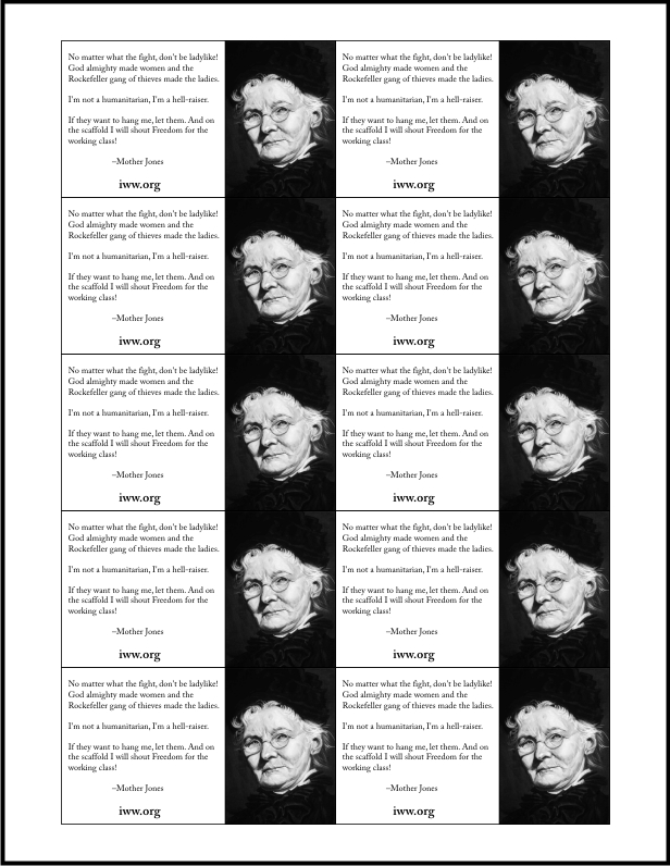 Mother Jones Silent Agitator