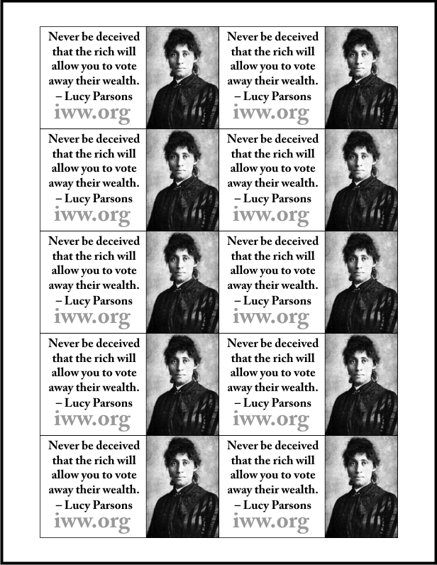 Lucy Parsons Silent Agitator