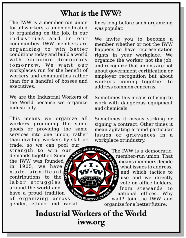 What is the IWW?