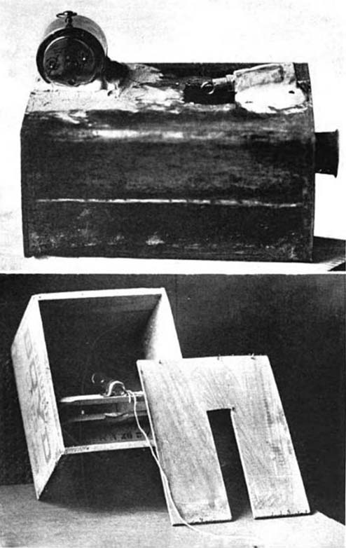 replicas of the Steunenberg bombs, from Harry Orchard's confession